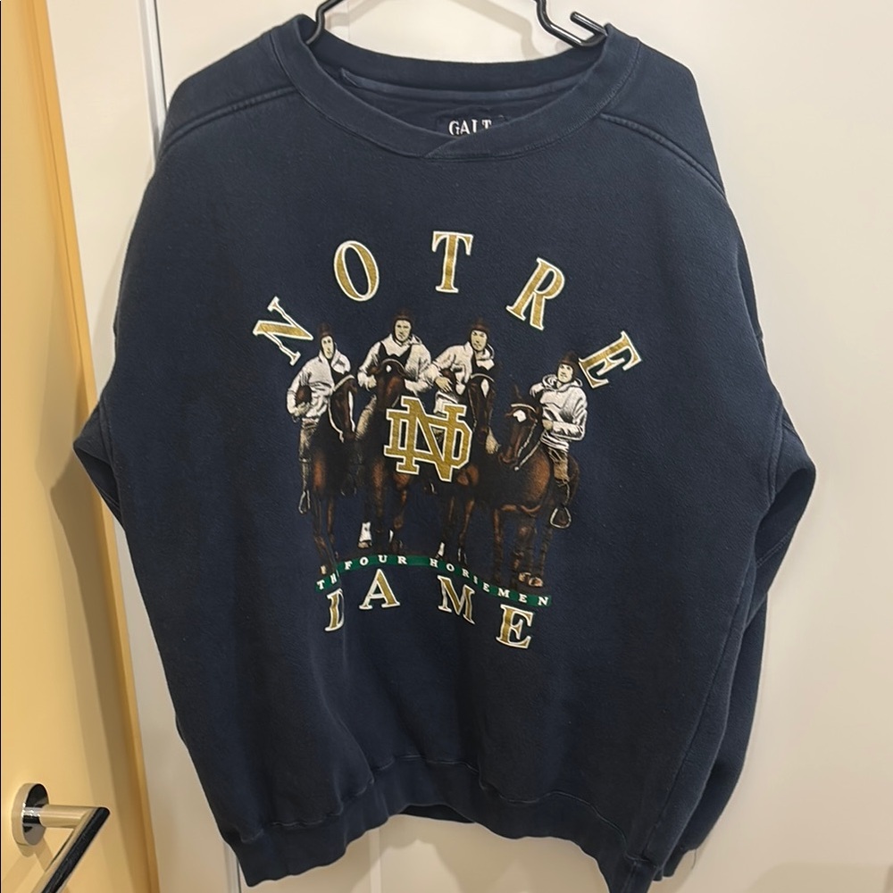 Notre Dame Graphic Crewneck Sweatshirt - Navy